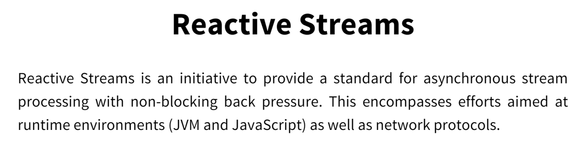 Reactive Streams in Java - introducing the new SPI